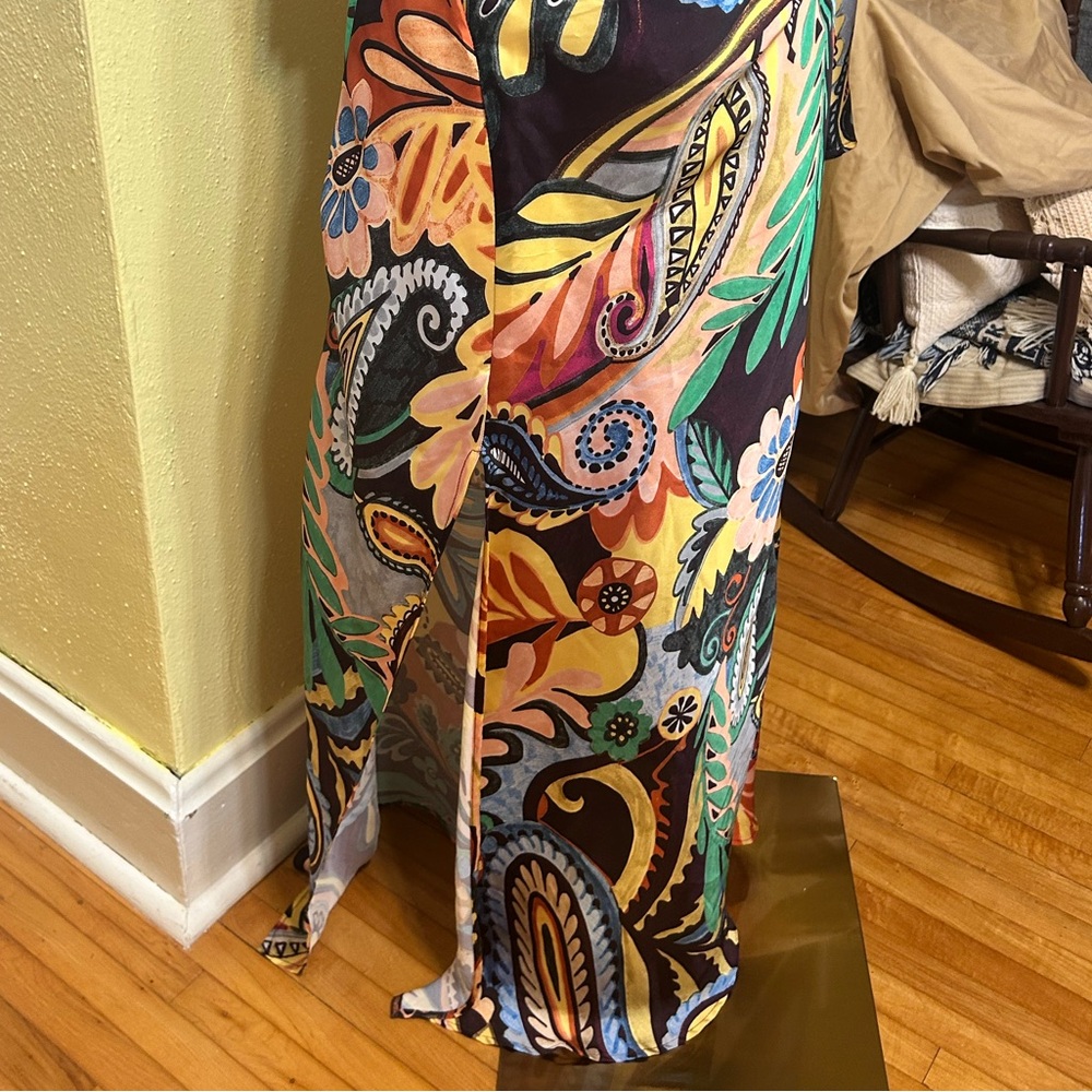 Zara Multicolor One-Shoulder Dress - Picture 4 of 7